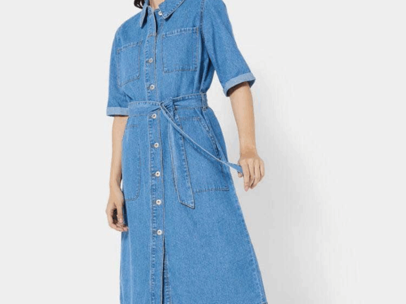 ONLY denim dress new without tag size medium