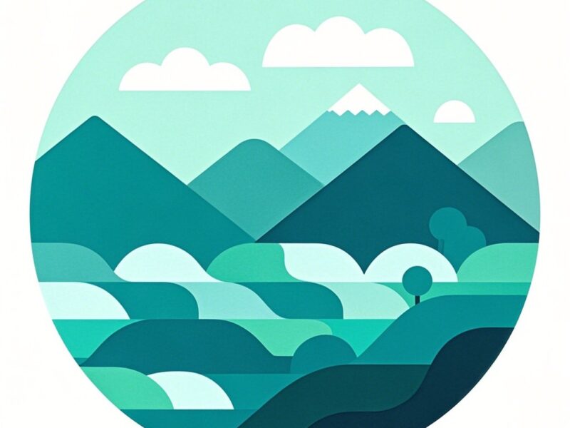 Green Bird Landscape