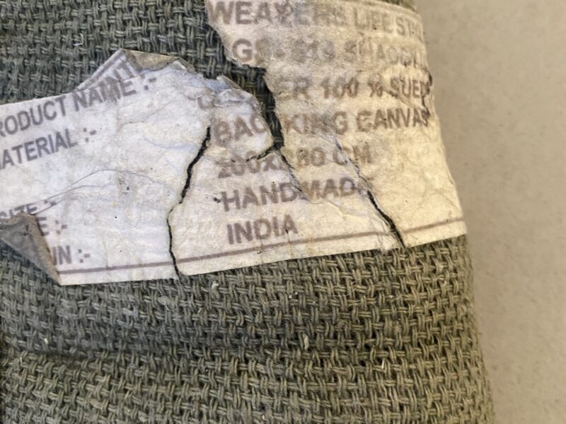 Handmade Indian natural leather carpet