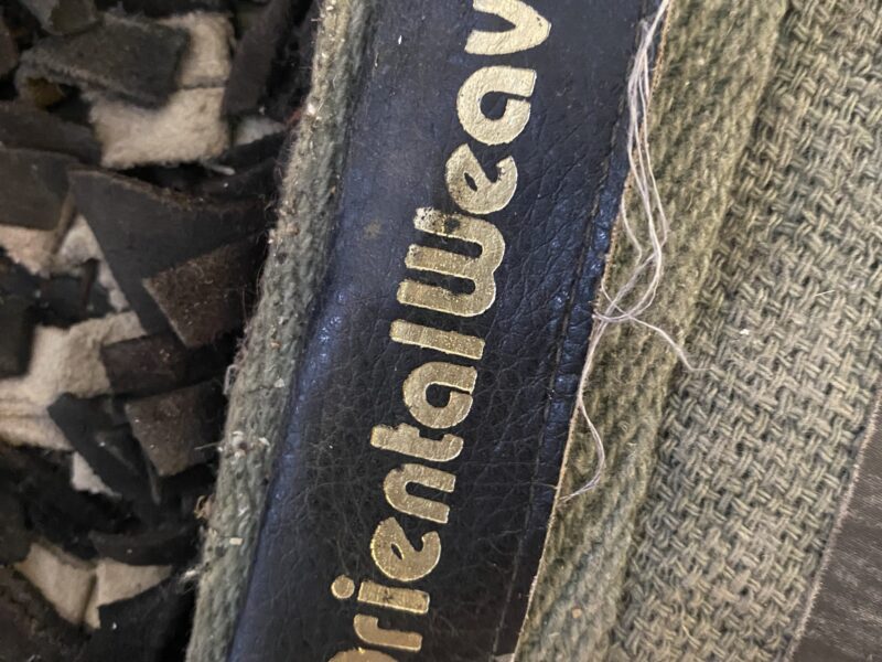 Handmade Indian natural leather carpet