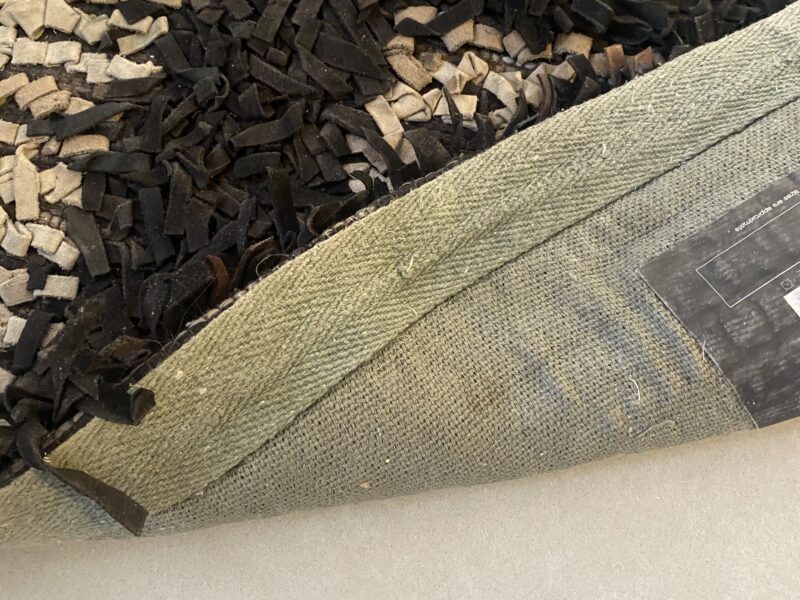 Handmade Indian natural leather carpet